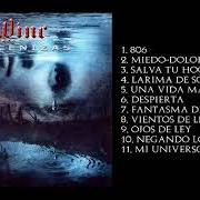 The lyrics MIEDO-DOLOR of RED WINE is also present in the album Cenizas (2004)